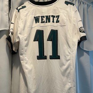 Carson Wentz White Eagles Jersey